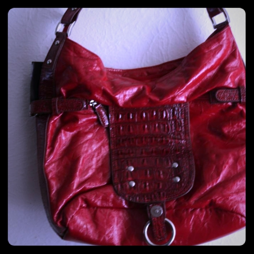 Red braciano purse